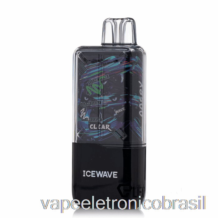 Vape Eletrônico Icewave X8500 Descartável Transparente